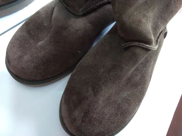 Bota feminina couro kipling marrom tamanho 39  - Foto 6