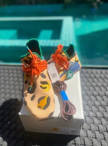 Tênis Adidas nmd Pharrell willians animal print 42