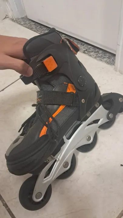 Patins Gonew Flexx 2.0 In line - Fitness - ABEC 7 USADO - Foto 4