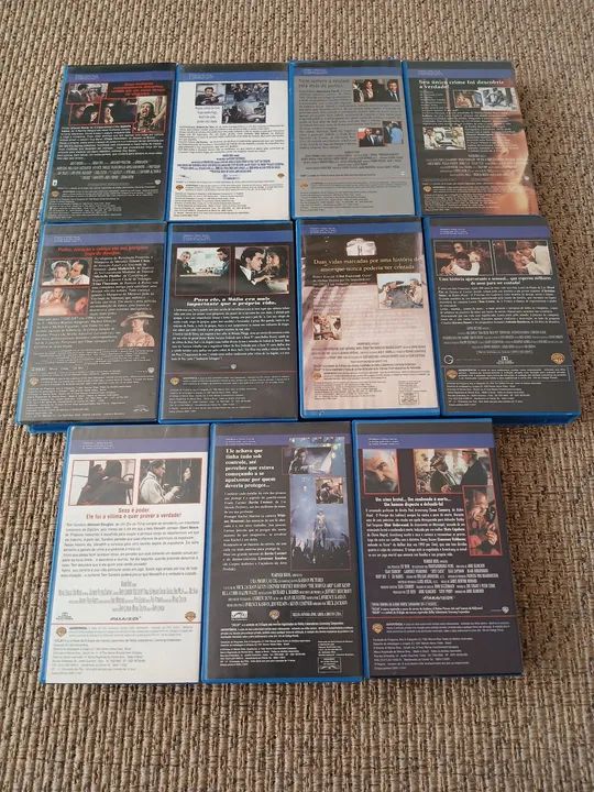 Lote Com 11 Fitas Vhs da Warner - Novíssimas - Foto 2