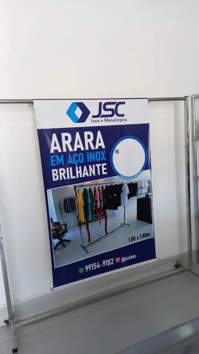Arara inox em Oferta 1.80x1.80. - Foto 2
