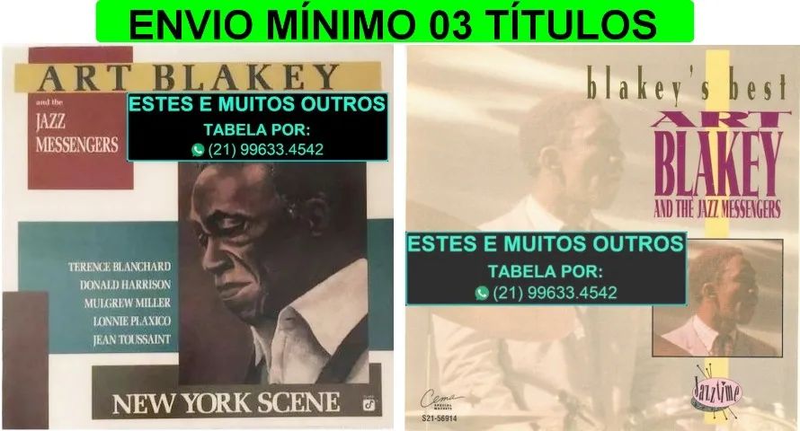 7 Cds jazz do baterista Art Blakey. - Foto 5
