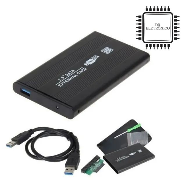 Case para HD Externo de 2,5" - Sata para UsB 2.0 - Foto 3