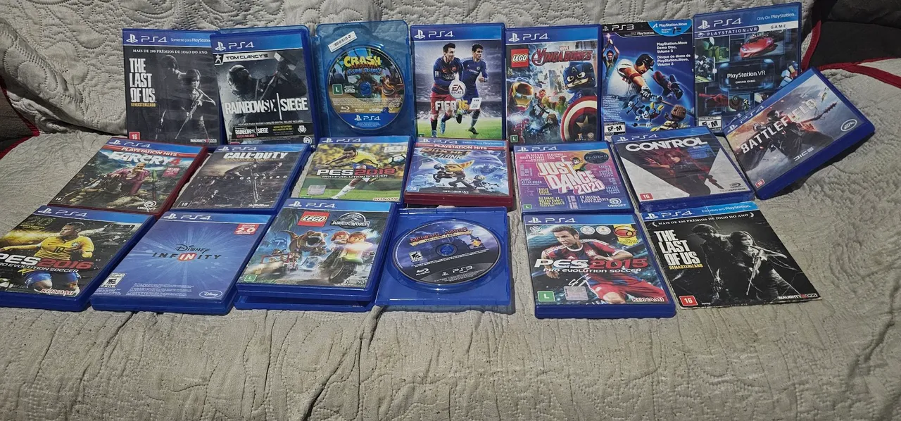 LOTE JOGOS PS3 SAO 20 JOGOS ORIGINAIS FUNCIONANDO PERFEITAMENTE PARA PS4