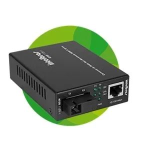 Intelbras conversor de fibra optica 