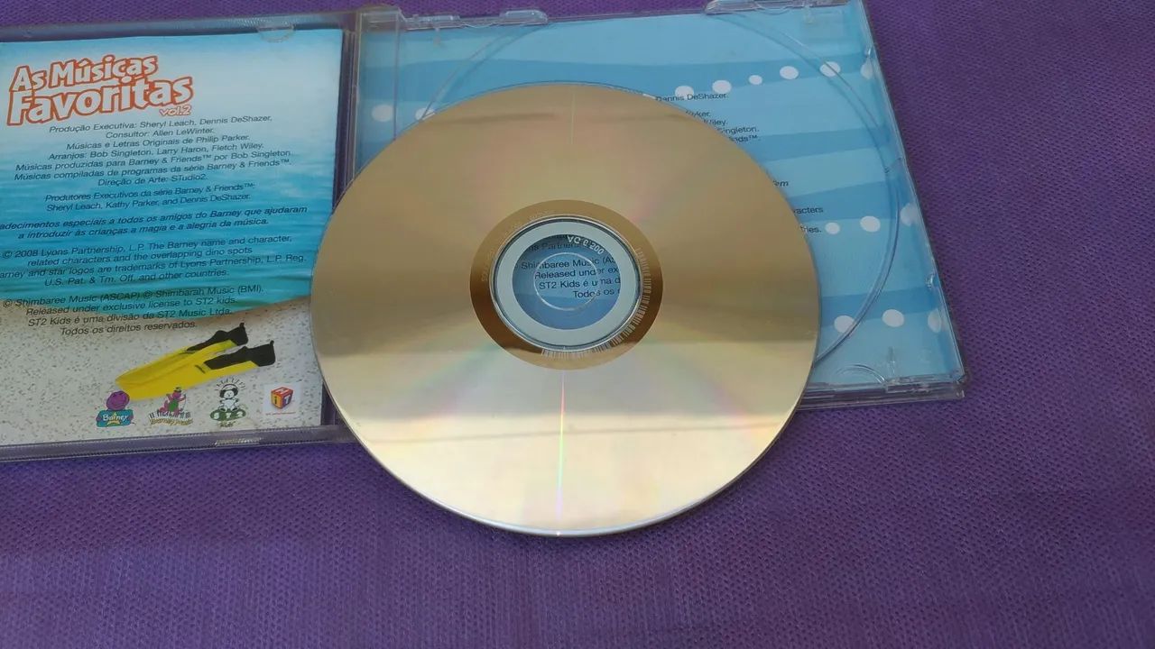 CD Barney, infantil, original, bom estado. E outros. - Foto 3