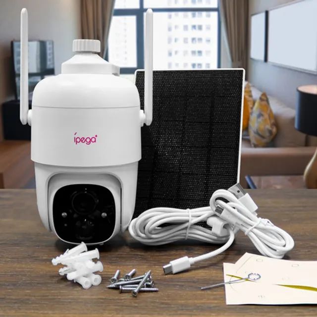 Câmera Ip solar com painel Ipega KP-CA189 - Foto 2