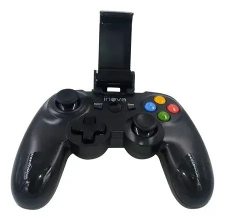 Joystick controle sem fio Bluetooth p/ celular e PC - Inova