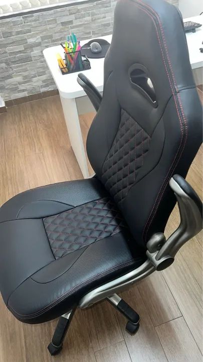 Cadeira De Escritório Presidente Ergonômica Premium Gamer - Foto 4
