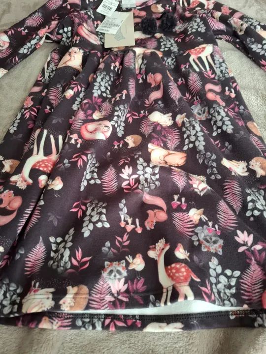 Vestido Infantil Floresta Encantada - Foto 3