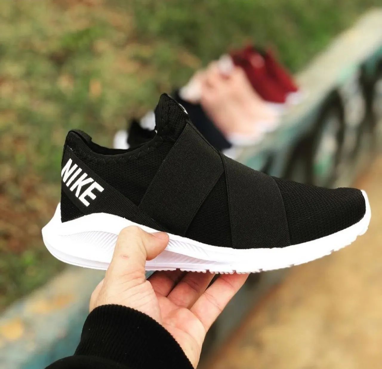 Tênis Nike Slip On Feminino Preto - Novo promoção  - Foto 3