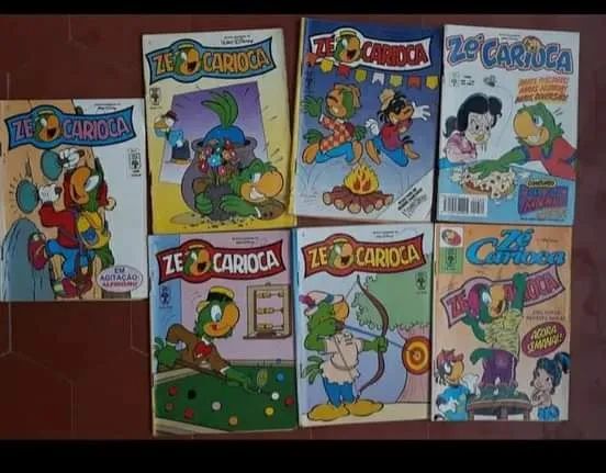 7 gibis antigos Zé Carioca 