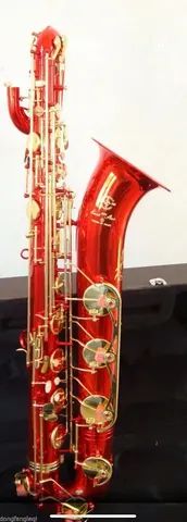 sax baritono eB red dragon chaves douradas luthieria prosperar margewate completo