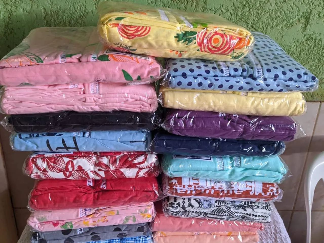 Lindos demais! Lençóis de elástico tamanho casal 