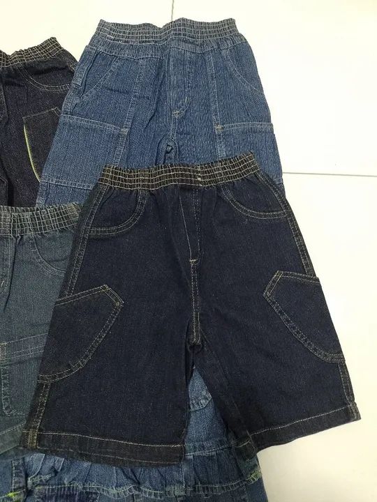 Conjunto de shorts e saias jeans para meninos e meninas - Foto 2