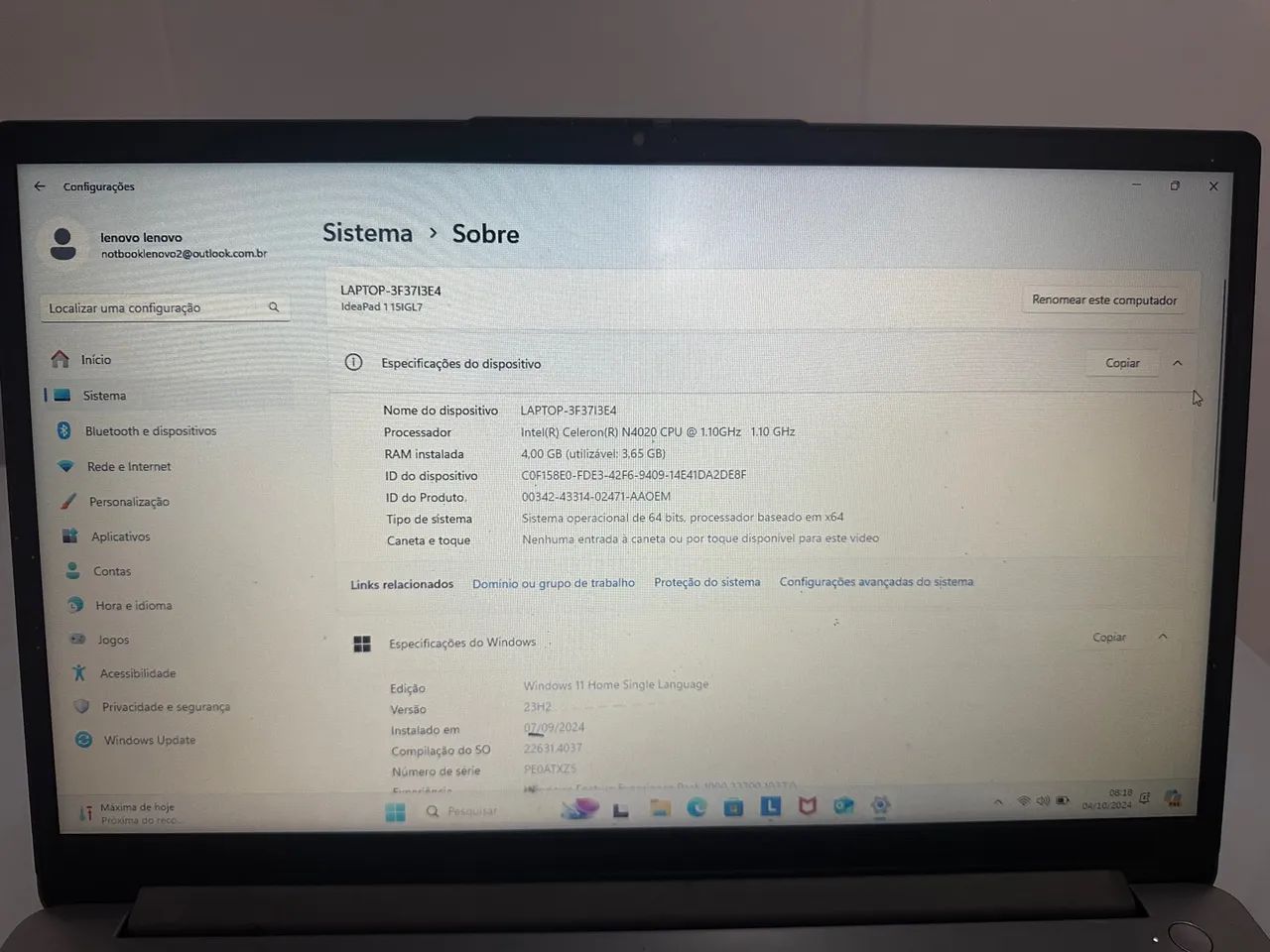 Vendo Notbook lenovo - Foto 3