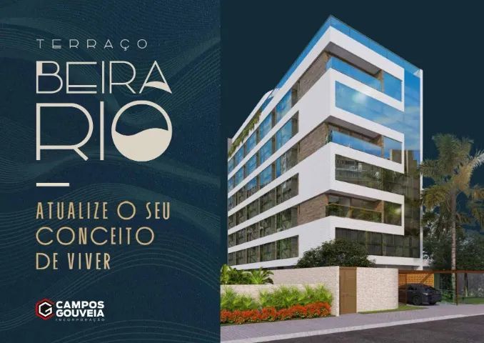 repasso apartamento com 1 quarto suíte edifício terraço beira rio na madalena - Foto 4