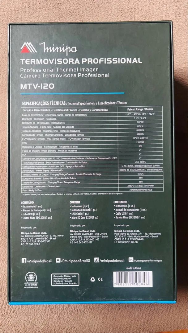 Câmera termovisor minipa - Foto 3