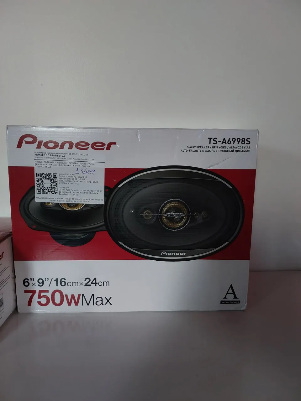 Alto Falantes triaxiais Pioneer TS-A6998S 6x9 750W Max
