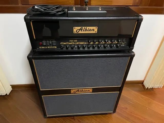 Amplicador Albion TCT50 + Caixa Albion 4X12 - Super Conserva, raridade!! - Foto 2