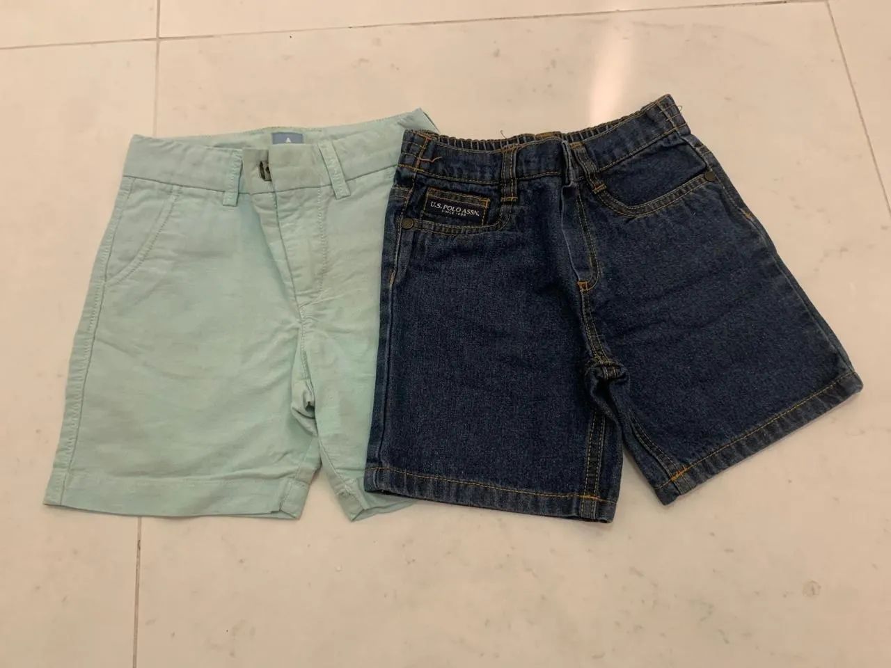 Lote short / Bermuda polo USA e GAP