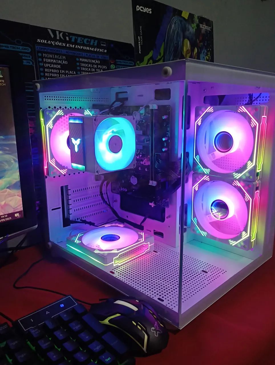 PC Gamer RGB Gamer ( Gabinete teclado e mouse )