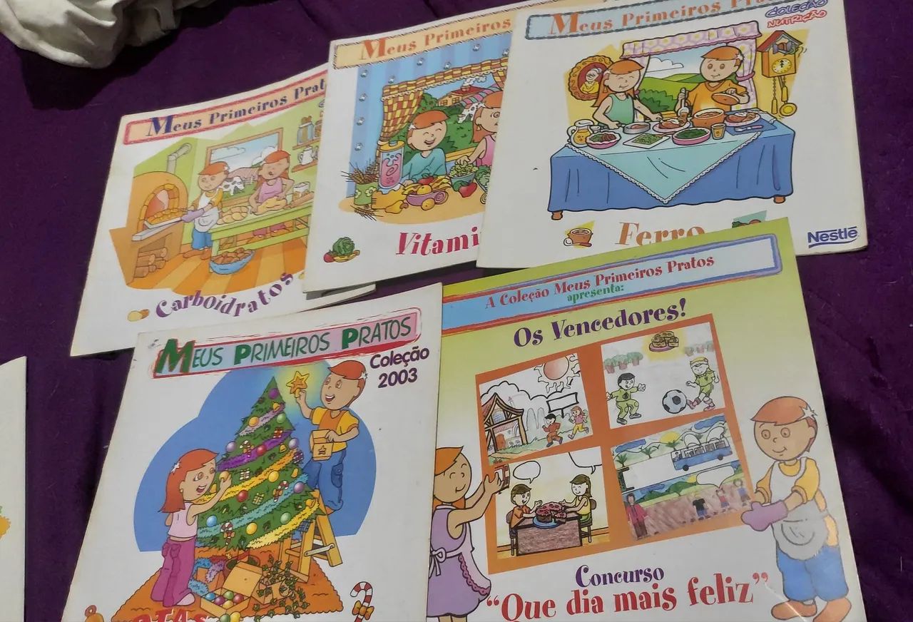 Meus Primeiros Pratos Nestlé - Lote com 21 revistas  - Foto 5