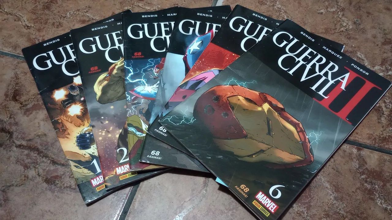 Guerra Civil II - HQs Marvel - Edições 1-6
