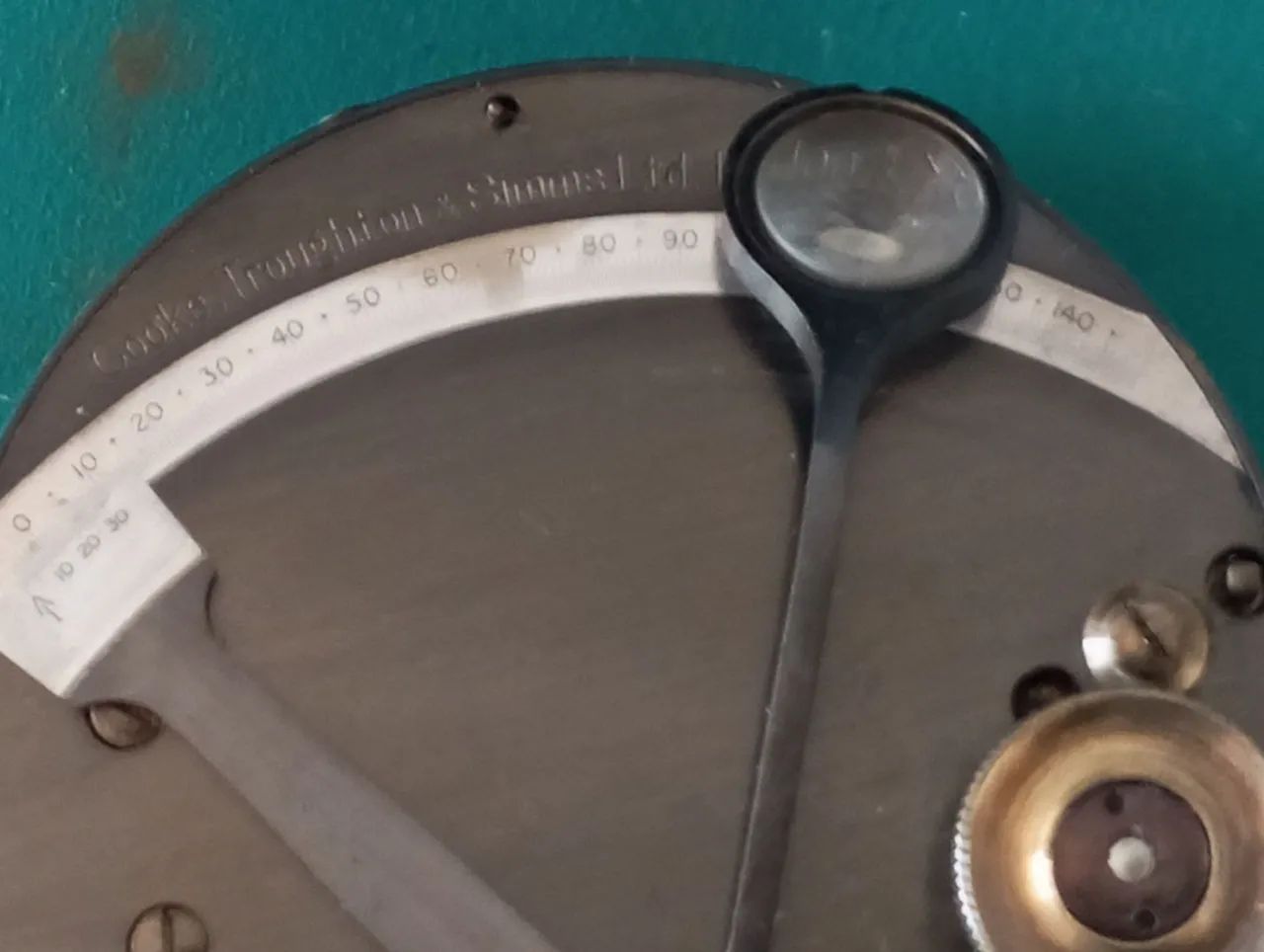 Antigo Sextante portátil de Navegação - Troughton & Simms - Foto 3