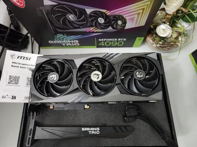 RTX 4090 GAMING TRIO MSI 24GB DDR6X - Novinha - Foto 2