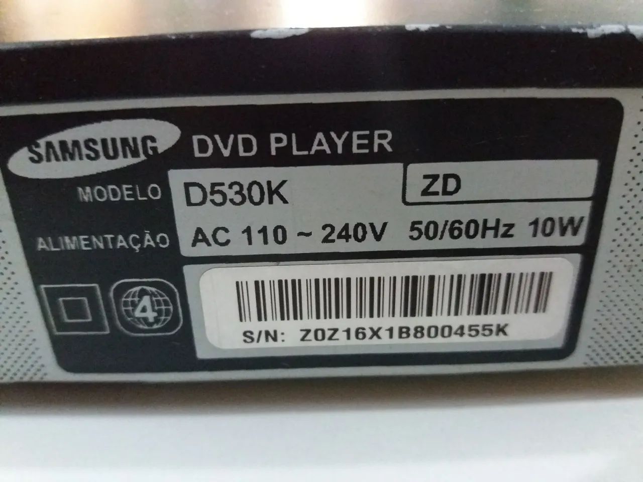Dvd Player Samsung D530K - Foto 4