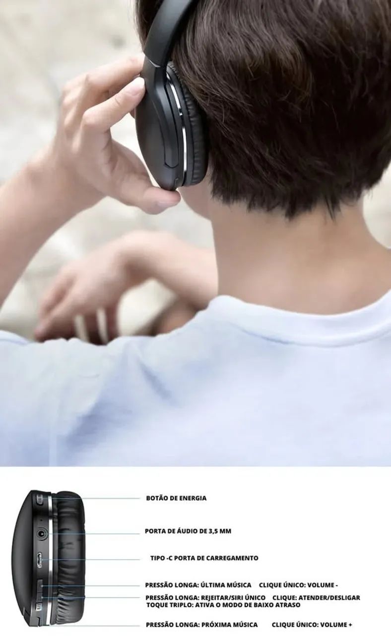 [NOVO] Headphone Baseus D02 Pro - Foto 2