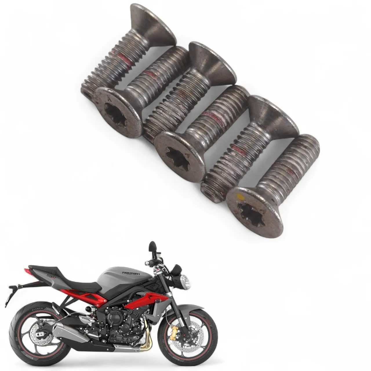 Kit Parafuso Coletor Admissão Triumph Street Triple 675 13 A 16