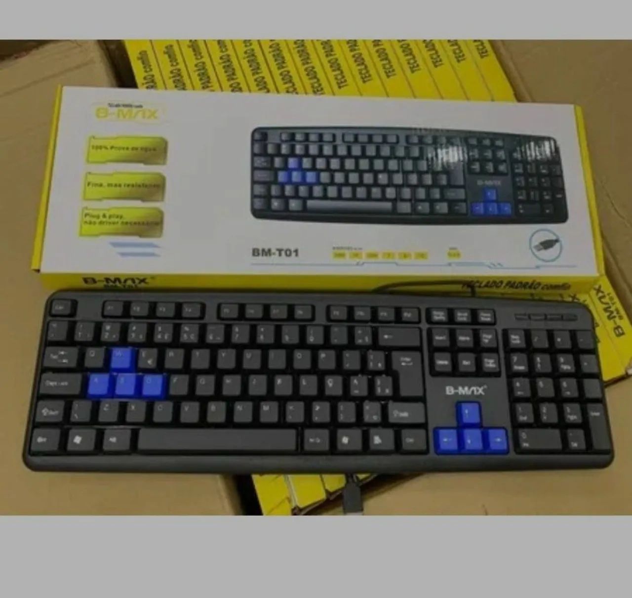 Teclado Usb Padrão ABNT2 Brasileiro Super Macio Notebook Pc Computador - Foto 4