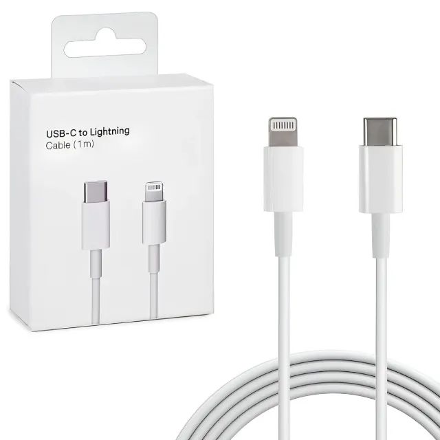 Cabo de Carregamento Lightning Usb-C compatível com iPhone e iPad e com Entrega Rápida!