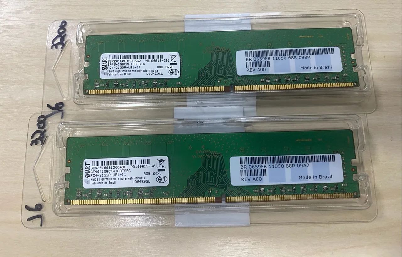 Memória RAM 8GB DDR4 2133Mhz