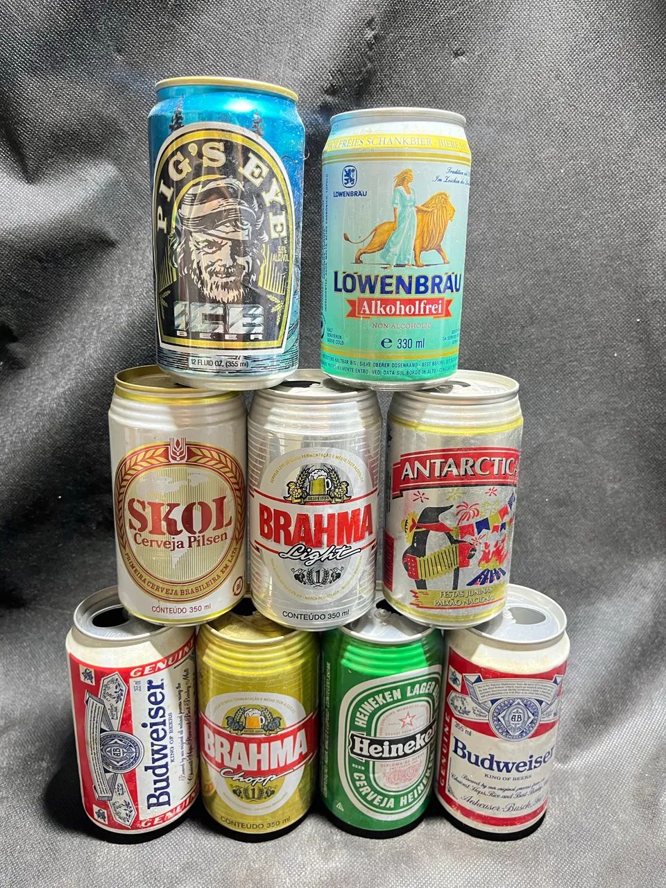 Latas antigas decoração 