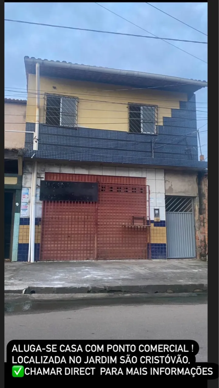 Aluga-se casa com ponto comercial