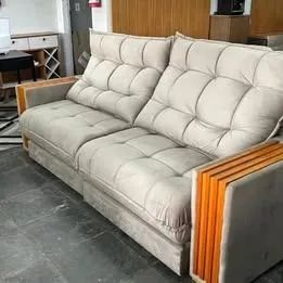 Sofá Retrátil Sonda 5 Lugares Cappuccino
