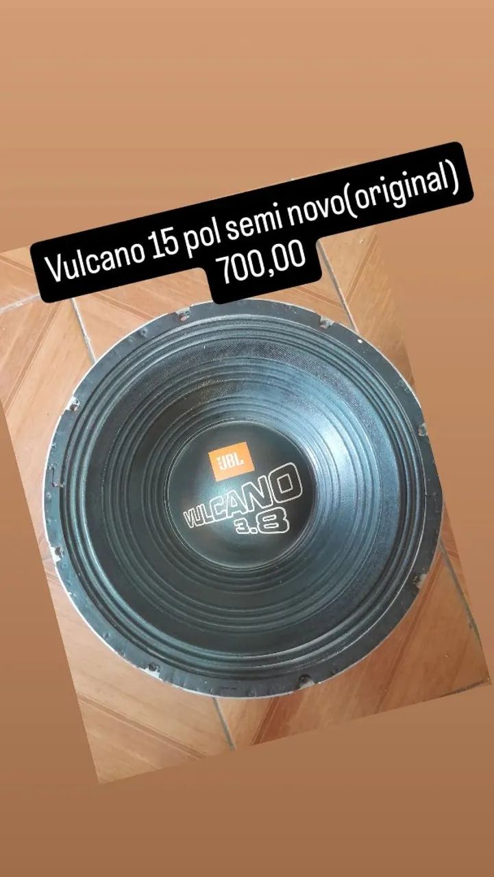 Subwoofer Vulcano 15 polegadas semi novo - Foto 2