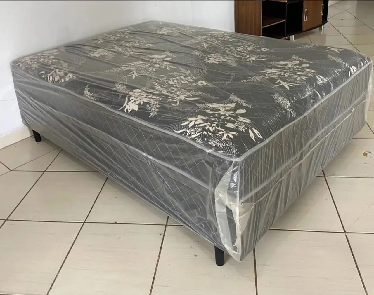 CAMA CASAL BOX CONJUGADA 20CM COM MOLAS ENSACADAS  - Foto 2