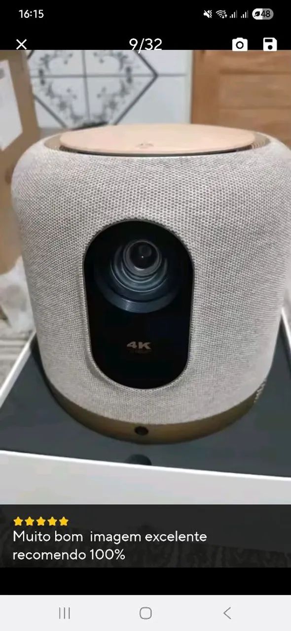 Projetor Formovie V10 4K - Imagem e Som Impecáveis!  - Foto 4