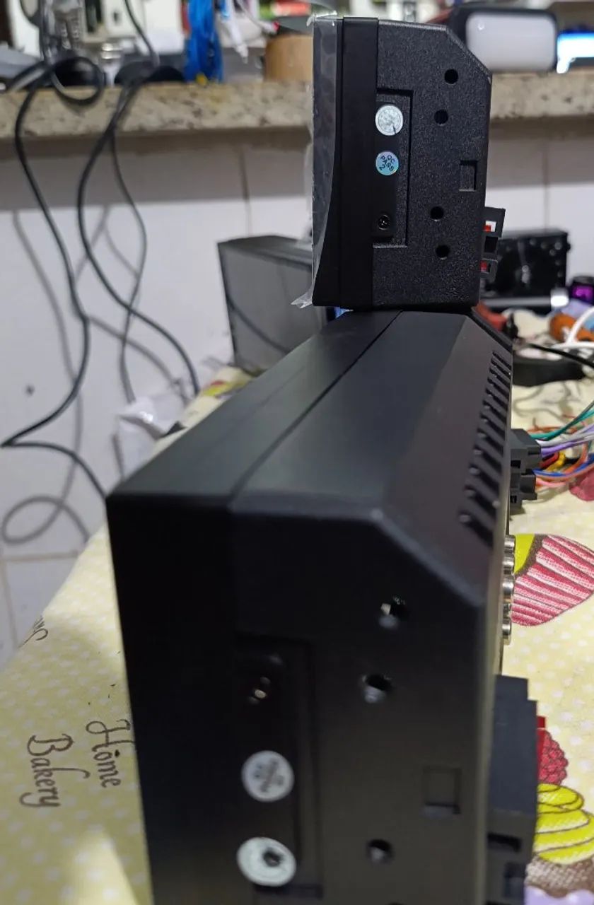 MULTIMÍDIA NOVAS, DISPLAY COM PALSTICO AINDA, ESPELHA PELO CABO DE CELULAR  - Foto 2