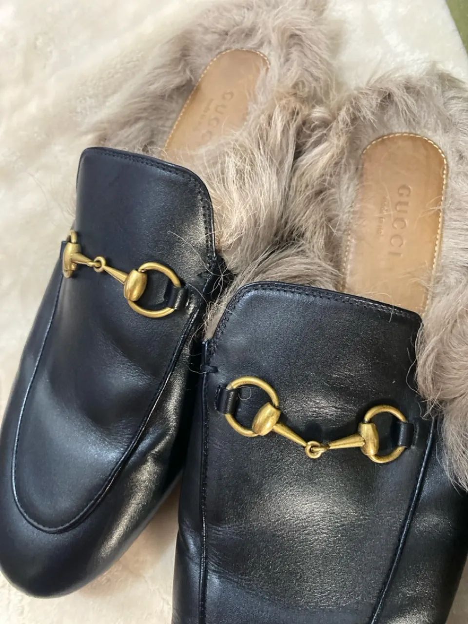 Mule Gucci com pelo  - Foto 4
