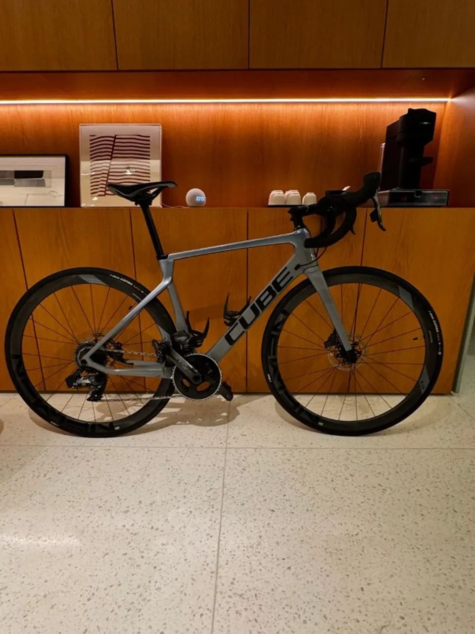 Cube Agree C:62 SLT 2021 - Quadro 53, Carbono, SRAM Force AXS, Rodas de Carbono