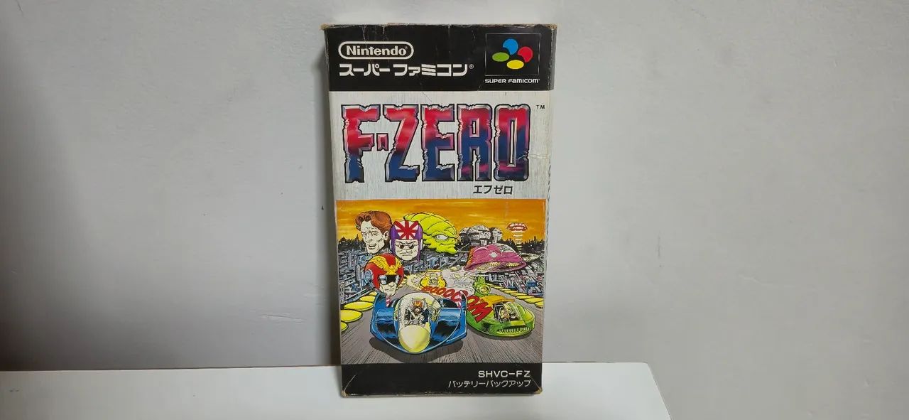 F-Zero Original na Caixa - Super Nintendo - Jogos de Vídeo Game