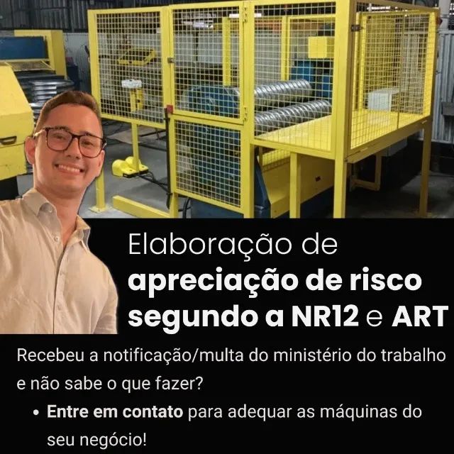 Laudo NR12 e ART - Apreciação de risco (APR)