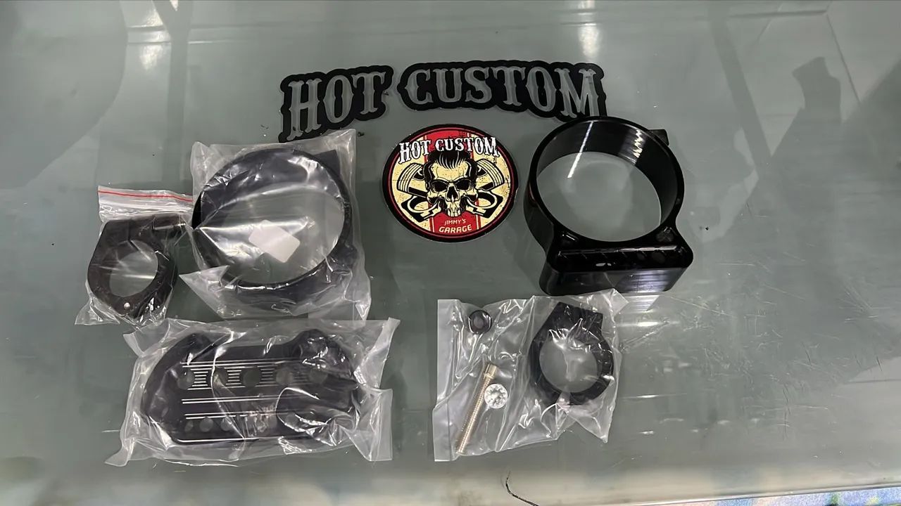 Suporte de Velocímetro Harley Davidson para bengala de 39 mm - Foto 2