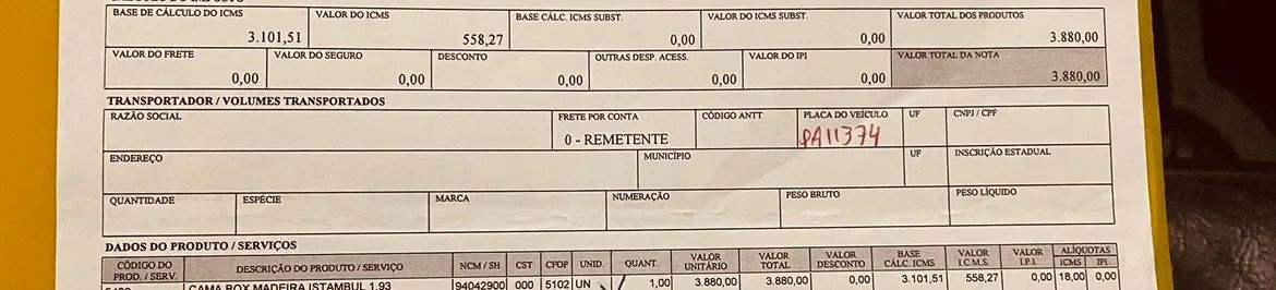 Cama king com nota fiscal 64842037854722122