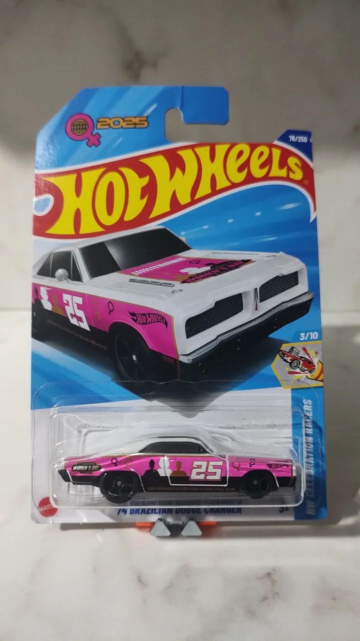 Hot Wheels '74 Brazilian Dodge Charger - Women's Day